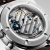 Montre Longines Spirit Flyback Automatique 39.5mm Cadran Noir Bracelet cuir
