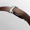Montre Longines Spirit Flyback Automatique 39.5mm Cadran Noir Bracelet cuir
