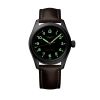 Montre Longines Spirit Pilot Automatique 39mm Cadran Noir Bracelet cuir