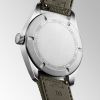 Montre Longines Spirit Pilot Automatique 39mm Cadran Noir Bracelet Caoutchouc
