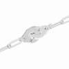 copy of Bracelet Dinh Van Menottes R12 or blanc sur chaîne