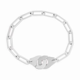 copy of Bracelet Dinh Van Menottes R12 or blanc sur chaîne