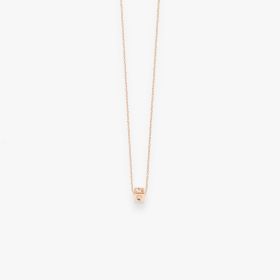 Collier Vanrycke Cubix Or Rose 18k Diamants