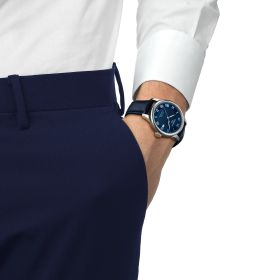 Montre Tissot Le Locle Powermatic 80 Cadran Bleu Bracelet Cuir