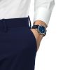 Montre Tissot Le Locle Powermatic 80 Cadran Bleu Bracelet Cuir