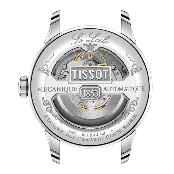 Montre Tissot Le Locle Powermatic 80 Cadran Bleu Bracelet Cuir