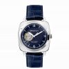 Montre Briston Clubmaster Legend Classic Open Acier Cadran Bleu