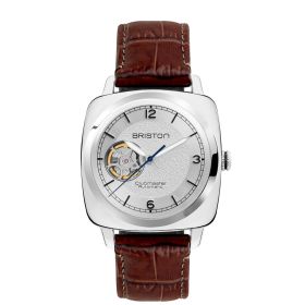 Montre Briston Clubmaster Legend Classic Open Acier Cadran Blanc