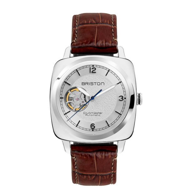 Montre Briston Clubmaster Legend Classic Open Acier Cadran Blanc