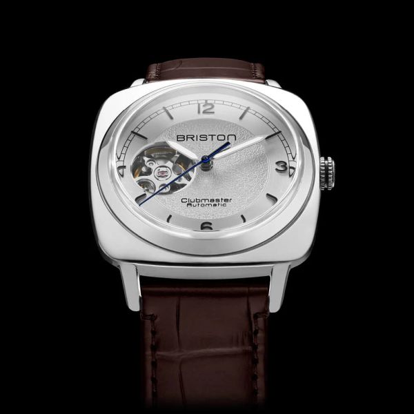 Montre Briston Clubmaster Legend Classic Open Acier Cadran Blanc