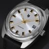 Montre LIP Général de Gaulle Automatique 35mm Bracelet Cuir Noir