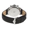 Montre LIP Rallye Méca Quartz Cadran Noir Bracelet Cuir