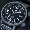 Montre LIP Nautic-ski Automatique Cadran Noir Bracelet Acier