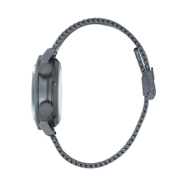 Montre LIP Nautic-ski Automatique Cadran Noir Bracelet Acier