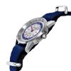 Montre LIP Minilip Quartz Cadran Argenté Bracelet Nylon Nleu