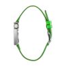 Montre LIP Mach 2000 Quartz Cadran Argenté Bracelet Cuir Vert