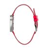 Montre LIP Mach 2000 Quartz Cadran Argenté Bracelet Cuir Rose