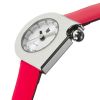 Montre LIP Mach 2000 Quartz Cadran Argenté Bracelet Cuir Rose