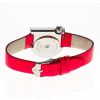 Montre LIP Mach 2000 Quartz Cadran Argenté Bracelet Cuir Rose
