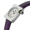Montre LIP Mach 2000 Mini Square Quartz Cadran Argenté Bracelet Cuir