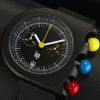 Montre LIP Mach 2000 Chronographe Quartz Cadran Noir Bracelet Cuir