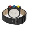 Montre LIP Mach 2000 Chronographe Quartz Cadran Noir Bracelet Cuir