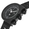 Montre LIP Mach 2000 Chronographe Quartz Cadran Noir Bracelet Caoutchouc