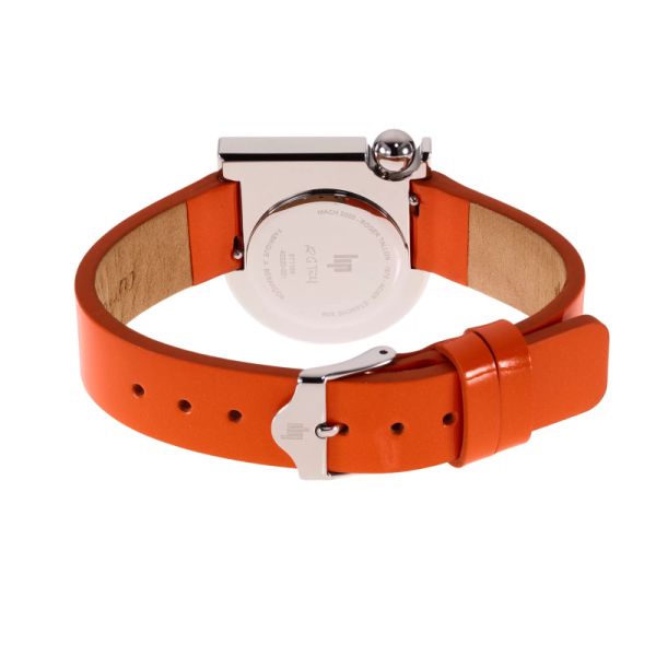Montre LIP Mach 2000 Quartz Cadran Argenté Bracelet Cuir
