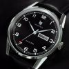 Montre LIP Himalaya Himalaya Quartz Cadran Noir Bracelet Cuir