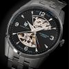 Montre LIP HimalayaAutomatique Cadran Noir Bracelet Acier