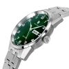 Montre LIP HimalayaQuartz Cadran Vert Bracelet Acier