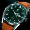 Montre LIP HimalayaQuartz Cadran Vert Bracelet Cuir