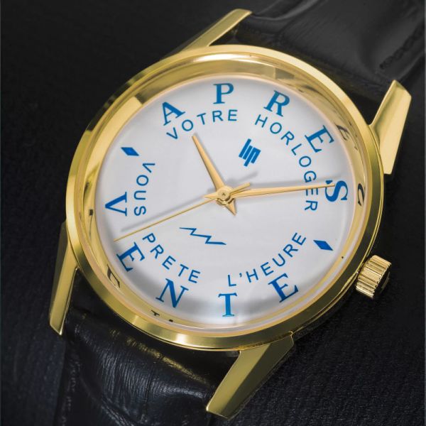 Montre LIP HimalayaQuartz Cadran Ivoire Bracelet Cuir
