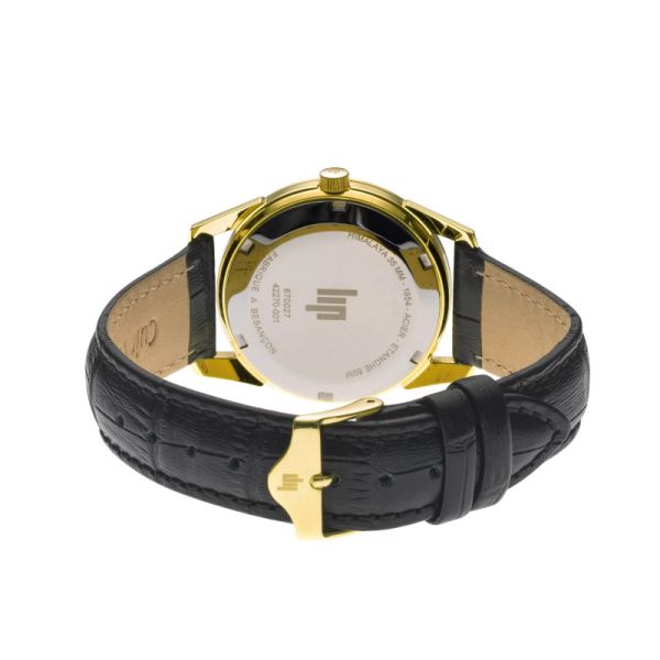 Montre LIP HimalayaQuartz Cadran Ivoire Bracelet Cuir
