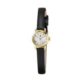 Montre LIP Henriette Quartz Cadran Argenté Bracelet Cuir