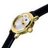 Montre LIP Henriette Quartz Cadran Argenté Bracelet Cuir