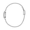 Montre LIP Henriette Quartz Cadran Argenté Bracelet Acier