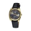 Montre LIP General De GaulleQuartz Cadran Noir Bracelet Cuir