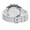 Montre LIP Courage Quartz Cadran BlancBracelet Caoutchouc vulcanisé