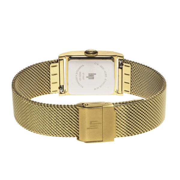 Montre LIP Churchill Quartz Cadran Argenté Bracelet Acier