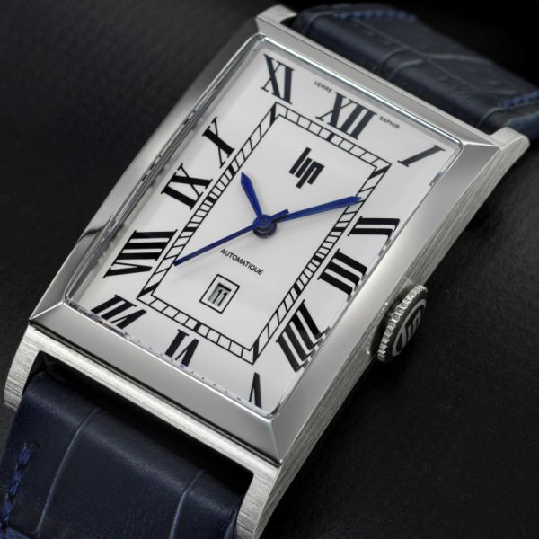 Montre LIP Churchill T26 Automatique Cadran blanc ivoireBracelet Cuir