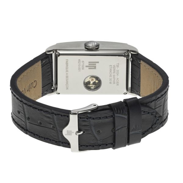 Montre LIP Churchill T26 Automatique Cadran blanc ivoireBracelet Cuir