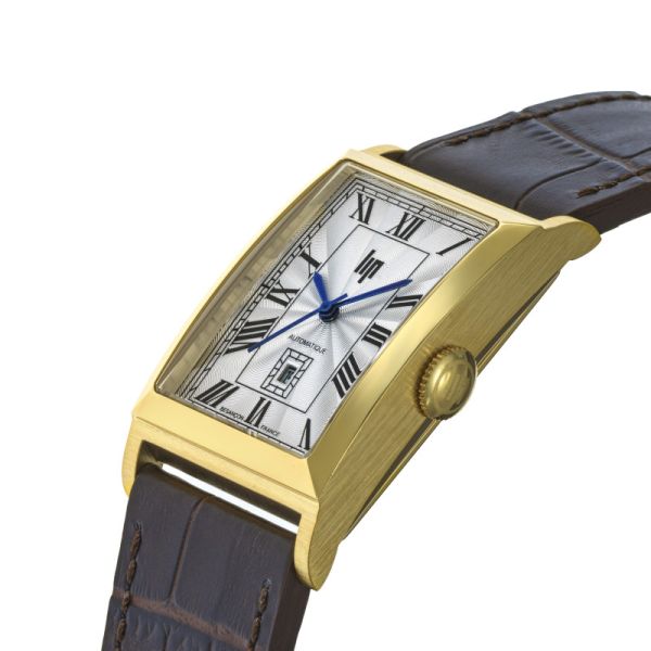 Montre LIP Churchill T26 Automatique Cadran Argenté Bracelet Cuir