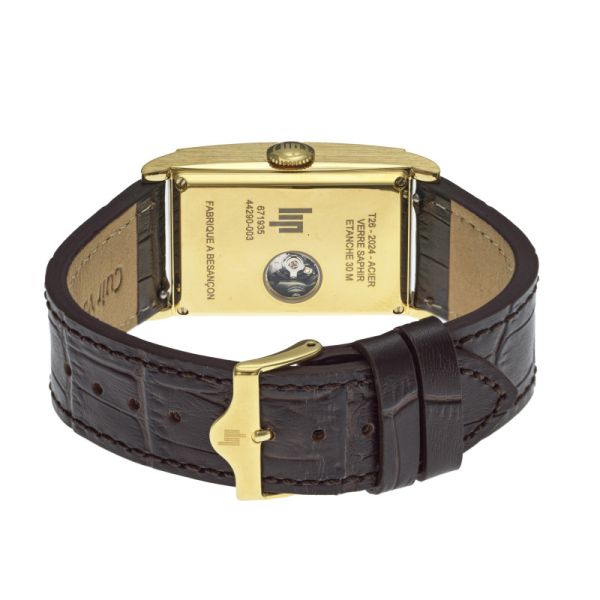 Montre LIP Churchill T26 Automatique Cadran Argenté Bracelet Cuir