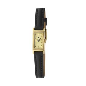 Montre LIP Churchill T13 Baguette Quartz Cadran Champagne Bracelet Cuir