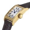 Montre LIP Churchill Quartz Cadran Argenté Bracelet Cuir