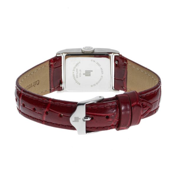 Montre LIP Churchill C18 Quartz Cadran Argenté Bracelet Cuir