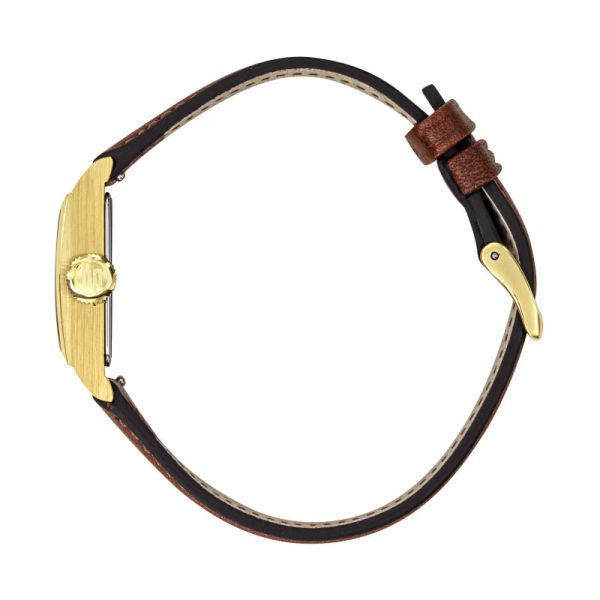 Montre LIP Churchill C18 Quartz Cadran Argenté Bracelet Cuir