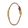Montre LIP Churchill T13 Baguette Quartz Cadran BlancBracelet Cuir