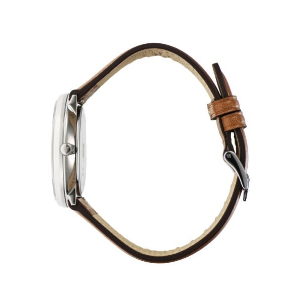 Montre LIP C'Est PossibleQuartz Cadran Argenté Bracelet Cuir